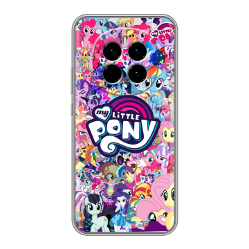 Силиконовый чехол на Honor Magic 7 с принтом My little pony Дружба чудо