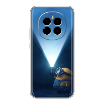 Силиконовый чехол на Honor Magic 7 с принтом Миньоны