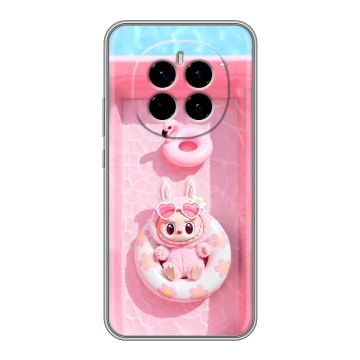 Силиконовый чехол на Honor Magic 7 с принтом Labubu Лабубу