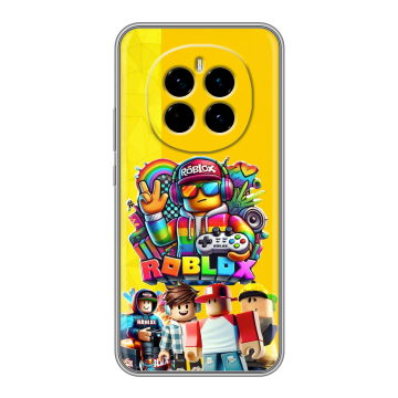 Силиконовый чехол на Honor Magic 7 с принтом Roblox Роблокс