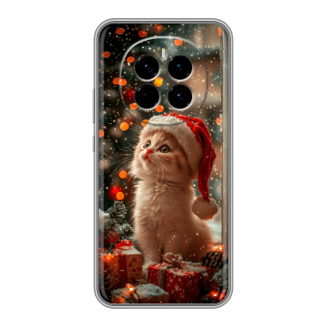 Силиконовый чехол на Honor Magic 7 с принтом Новый год