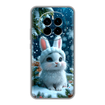 Силиконовый чехол на Honor Magic 7 с принтом Новый год