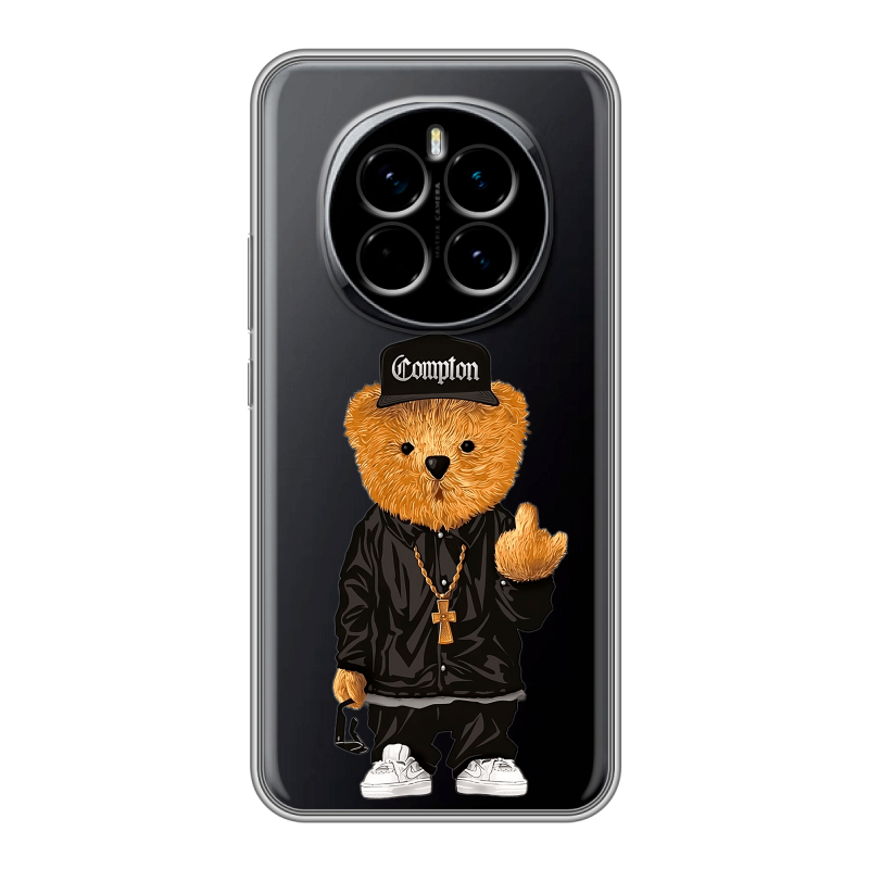 Силиконовый чехол на Honor Magic 7 с принтом Мишка Силиконовый чехол на Honor Magic 7 с принтом Мишка