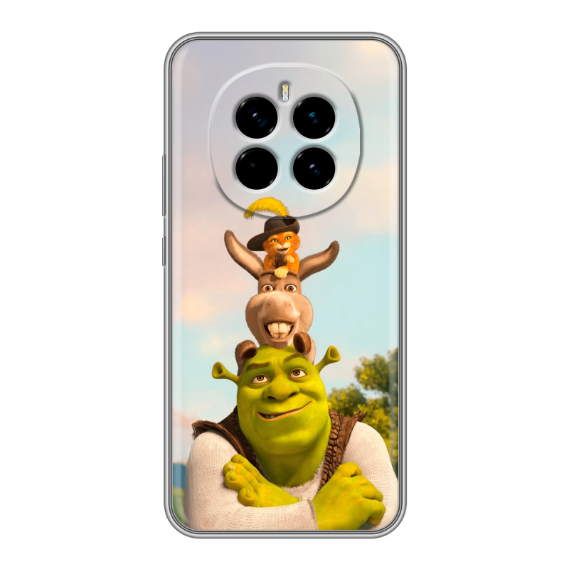 Силиконовый чехол на Honor Magic 7 с принтом Шрек Shrek Силиконовый чехол на Honor Magic 7 с принтом Шрек Shrek