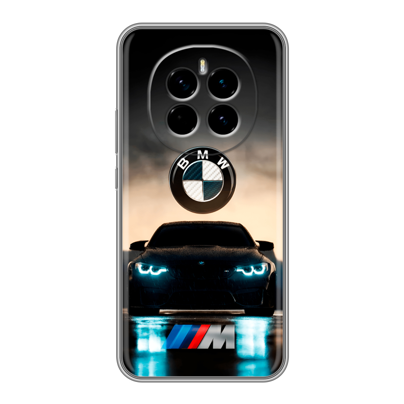 Силиконовый чехол на Honor Magic 7 с принтом БМВ BMW Силиконовый чехол на Honor Magic 7 с принтом БМВ BMW