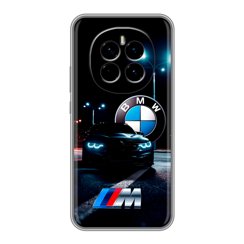 Силиконовый чехол на Honor Magic 7 с принтом БМВ BMW Силиконовый чехол на Honor Magic 7 с принтом БМВ BMW