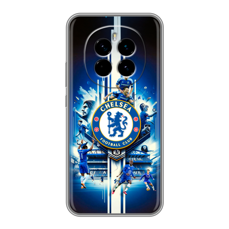 Силиконовый чехол на Honor Magic 7 с принтом Chelsea Челси Силиконовый чехол на Honor Magic 7 с принтом Chelsea Челси
