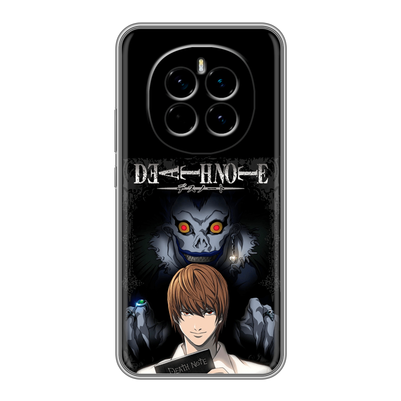 Силиконовый чехол на Honor Magic 7 с принтом Death note Тетрадь смерти Силиконовый чехол на Honor Magic 7 с принтом Death note Тетрадь смерти