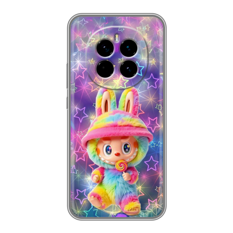 Силиконовый чехол на Honor Magic 7 с принтом Labubu Лабубу Силиконовый чехол на Honor Magic 7 с принтом Labubu Лабубу
