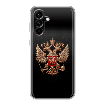Силиконовый чехол на Samsung Galaxy A36 с принтом Герб России Силиконовый чехол на Samsung Galaxy A36 с принтом Герб России
