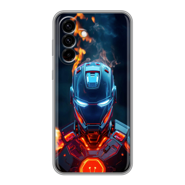 Силиконовый чехол на Samsung Galaxy A36 с принтом IronMan Железный человек