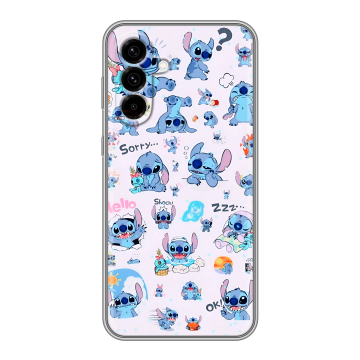 Силиконовый чехол на Samsung Galaxy A36 с принтом Лило и Стич Силиконовый чехол на Samsung Galaxy A36 с принтом Лило и Стич
