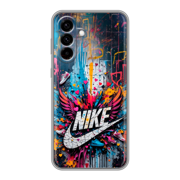 Силиконовый чехол на Samsung Galaxy A36 с принтом Nike Найк