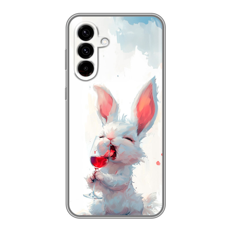 Силиконовый чехол на Samsung Galaxy A36 с принтом кролик зайчик Силиконовый чехол на Samsung Galaxy A36 с принтом кролик зайчик