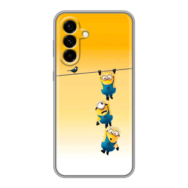 Силиконовый чехол на Samsung Galaxy A36 с принтом Миньоны Силиконовый чехол на Samsung Galaxy A36 с принтом Миньоны