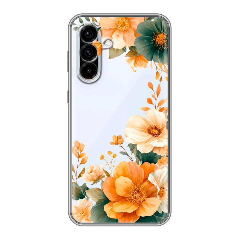 Силиконовый чехол на Samsung Galaxy A36 с принтом Цветы принт Силиконовый чехол на Samsung Galaxy A36 с принтом Цветы принт