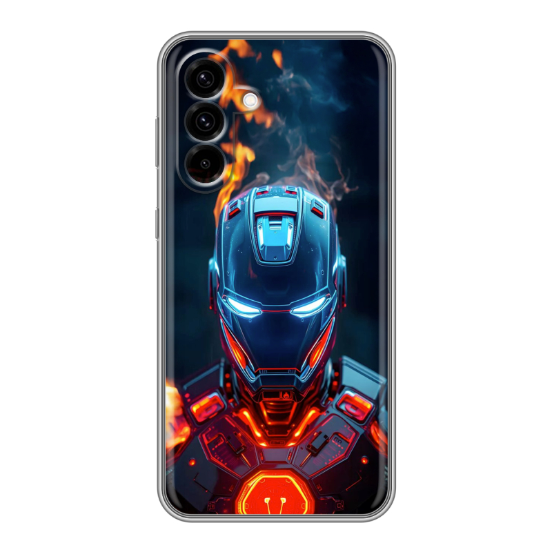 Силиконовый чехол на Samsung Galaxy A36 с принтом IronMan Железный человек Силиконовый чехол на Samsung Galaxy A36 с принтом IronMan Железный человек