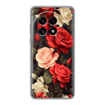 Силиконовый чехол на OnePlus 13 с принтом Розы