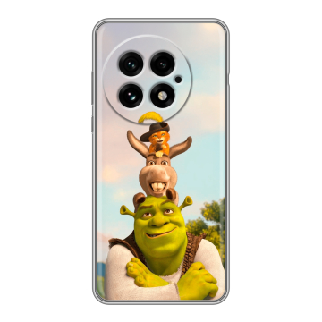 Силиконовый чехол на OnePlus 13 с принтом Шрек Shrek