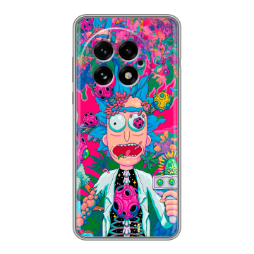 Силиконовый чехол на OnePlus 13 с принтом Рик и Морти Rick Morty