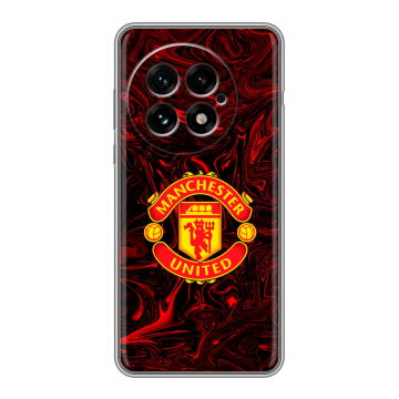 Силиконовый чехол на OnePlus 13 с принтом Manchester United