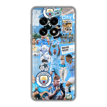 Силиконовый чехол на OnePlus 13 с принтом Man City Манчестер Сити