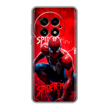 Силиконовый чехол на OnePlus 13 с принтом Spiderman Человек паук