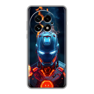 Силиконовый чехол на OnePlus 13 с принтом IronMan Железный человек Силиконовый чехол на OnePlus 13 с принтом IronMan Железный человек