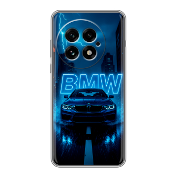 Силиконовый чехол на OnePlus 13 с принтом BMW БМВ