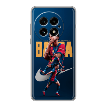 Силиконовый чехол на OnePlus 13 с принтом Барселона Barca Yamal Силиконовый чехол на OnePlus 13 с принтом Барселона Barca Yamal