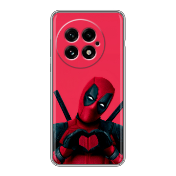 Силиконовый чехол на OnePlus 13 с принтом Дедпул Deadpool Силиконовый чехол на OnePlus 13 с принтом Дедпул Deadpool