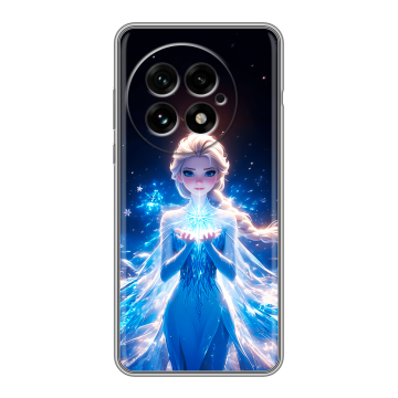 Силиконовый чехол на OnePlus 13 с принтом Холодное сердце Frozen