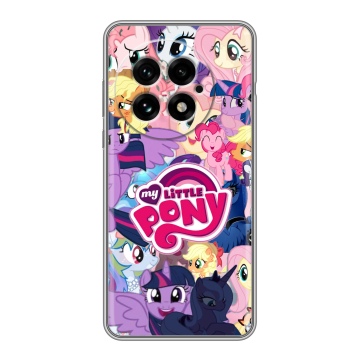 Силиконовый чехол на OnePlus 13 с принтом My little pony Дружба чудо