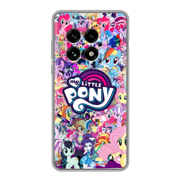 Силиконовый чехол на OnePlus 13 с принтом My little pony Дружба чудо
