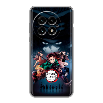 Силиконовый чехол на OnePlus 13 с принтом Demon Slayer Клинок рассекающий демонов Силиконовый чехол на OnePlus 13 с принтом Demon Slayer Клинок рассекающий демонов