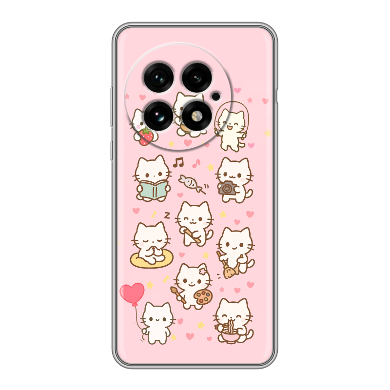 Силиконовый чехол на OnePlus 13 с принтом Hello Kitty Хелоу Кити Силиконовый чехол на OnePlus 13 с принтом Hello Kitty Хелоу Кити