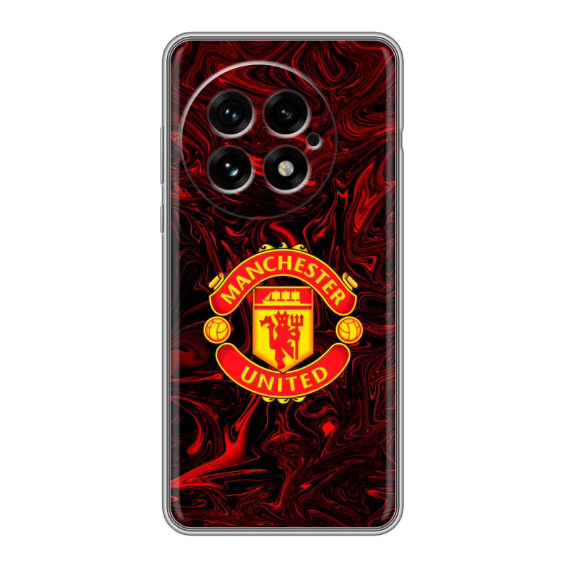 Силиконовый чехол на OnePlus 13 с принтом Manchester United Силиконовый чехол на OnePlus 13 с принтом Manchester United