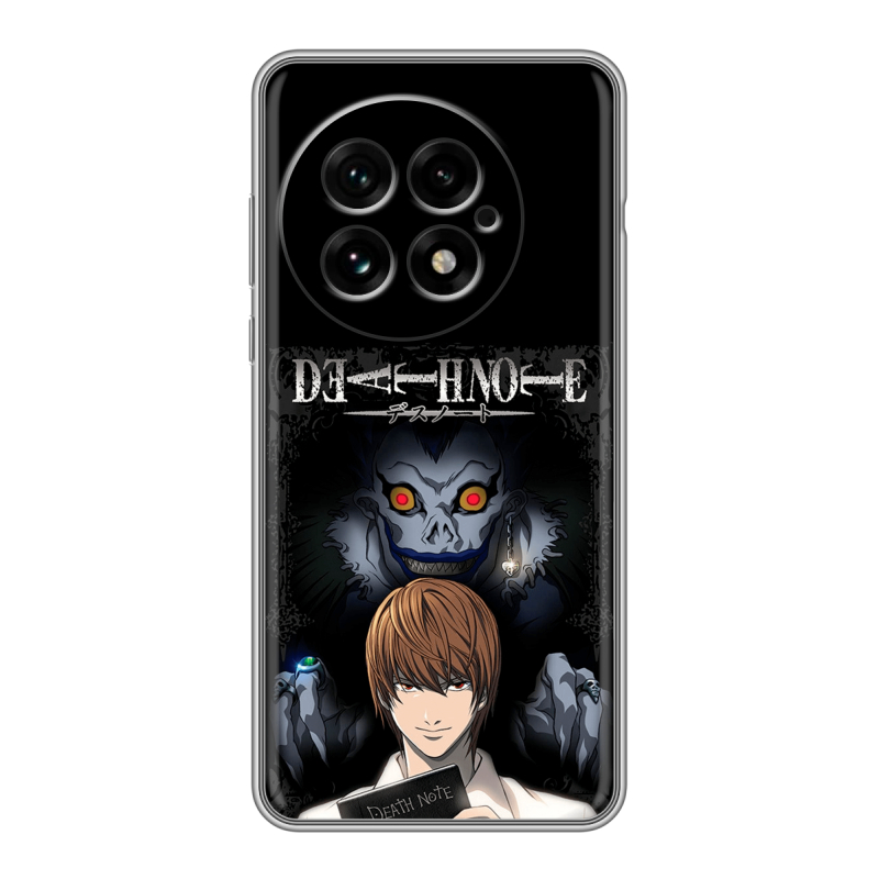 Силиконовый чехол на OnePlus 13 с принтом Death note Тетрадь смерти Силиконовый чехол на OnePlus 13 с принтом Death note Тетрадь смерти