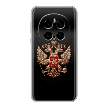 Силиконовый чехол на Honor Magic 7 Pro  с принтом Герб России