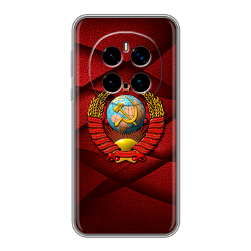 Силиконовый чехол на Honor Magic 7 Pro с принтом Герб СССР Силиконовый чехол на Honor Magic 7 Pro с принтом Герб СССР