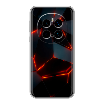 Силиконовый чехол на Honor Magic 7 Pro  с принтом Яркие абстракции