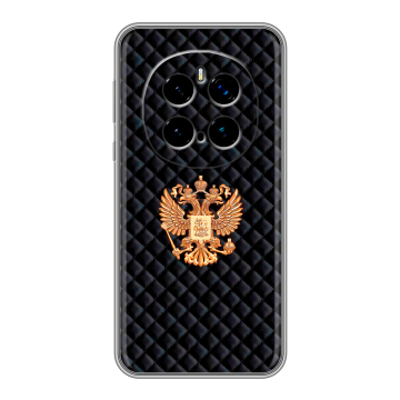 Силиконовый чехол на Honor Magic 7 Pro с принтом Герб России принт