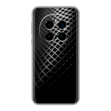 Силиконовый чехол на Honor Magic 7 Pro с принтом Текстура металла