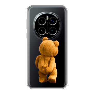 Силиконовый чехол на Honor Magic 7 Pro с принтом Медведь