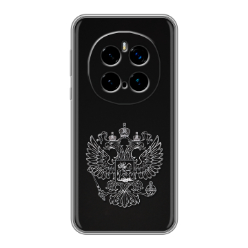 Силиконовый чехол на Honor Magic 7 Pro с принтом Герб России Силиконовый чехол на Honor Magic 7 Pro с принтом Герб России