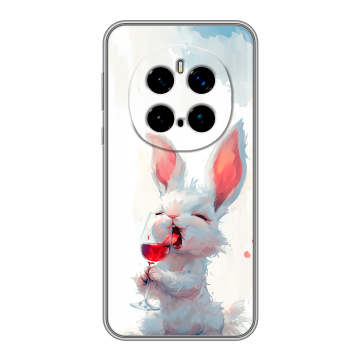 Силиконовый чехол на Honor Magic 7 Pro с принтом кролик зайчик
