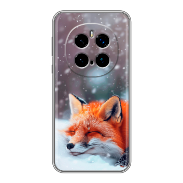 Силиконовый чехол на Honor Magic 7 Pro с принтом лиса