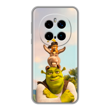 Силиконовый чехол на Honor Magic 7 Pro с принтом Шрек Shrek