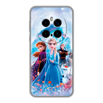 Силиконовый чехол на Honor Magic 7 Pro с принтом Холодное сердце Frozen