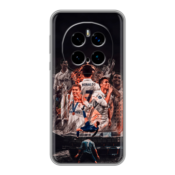 Силиконовый чехол на Honor Magic 7 Pro с принтом Реал Роналдо Real Ronaldo Силиконовый чехол на Honor Magic 7 Pro с принтом Реал Роналдо Real Ronaldo